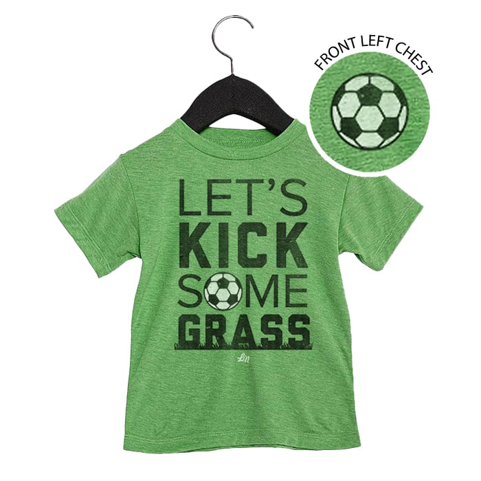 佐野玲於 着Wasted Youth Soccer Game Shirt Let's Kick Some Grass Tee for Kids - Soccer T-Shirts – Ledger Nash