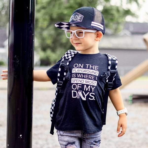 On the Playground Kids Tee - Model 1 - Ledger Nash Co