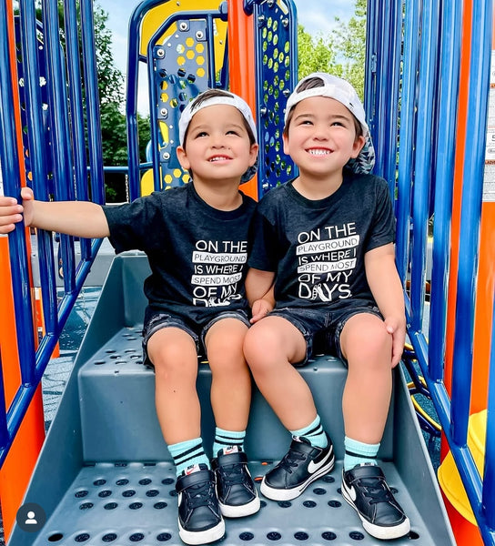 On the Playground Kids Tee - Model 2 - Ledger Nash Co