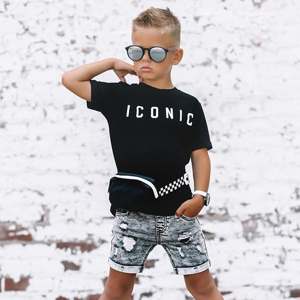 The City Bag - Black Fanny Pack - Model 1 - Ledger Nash Co