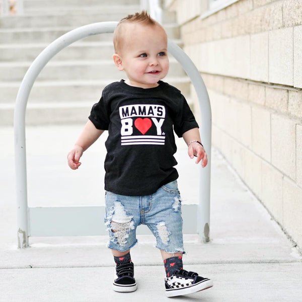 Mamas Boy Graphic Tee - Model 1 - Ledger Nash Co