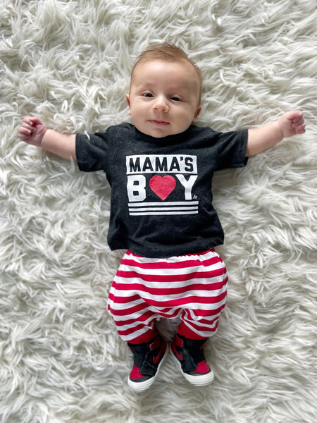Mamas Boy Graphic Tee - Model 2 - Ledger Nash Co