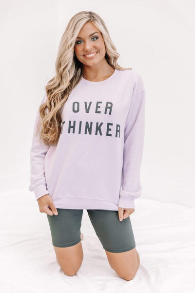 Over Thinker Graphic Crewneck