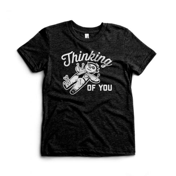 Thinking of You Black Tee - Halloween Tees  - Ledger Nash Co.