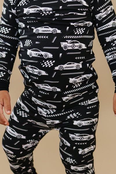 Bamboo Two Piece Set | Race Cars