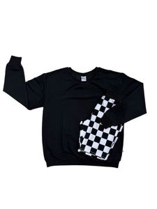 Onyx Checks Mama Biker Set