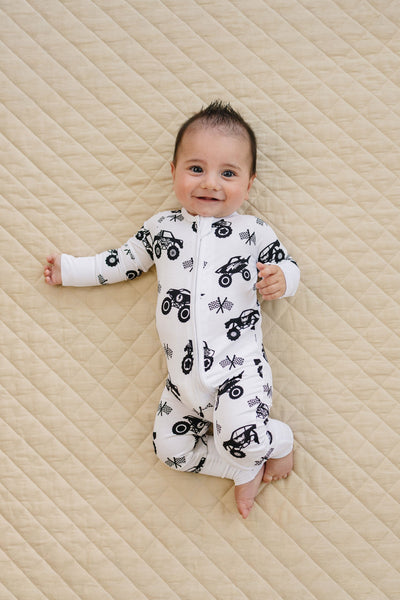 Bamboo Zip Romper | Monster Blaze