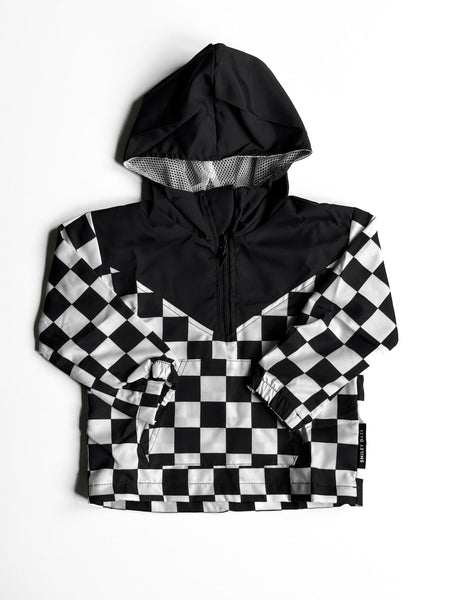 CHECKERED • HALF-ZIP • WINDBREAKER
