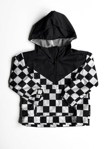 CHECKERED • HALF-ZIP • WINDBREAKER