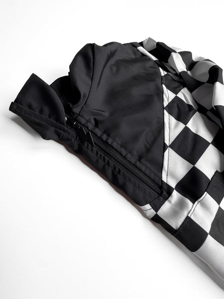 CHECKERED • HALF-ZIP • WINDBREAKER