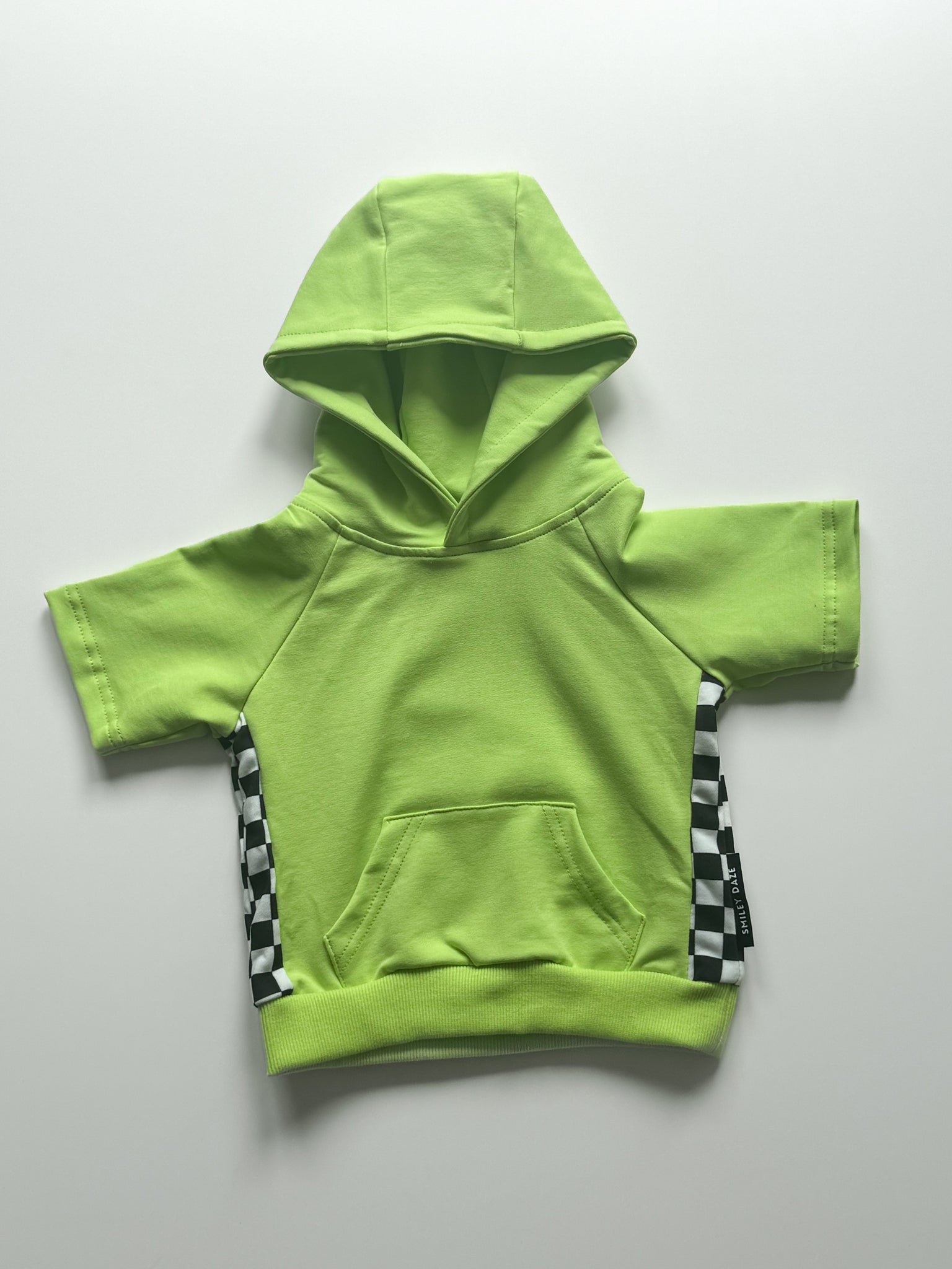 ELECTRIC CHECKS • HOODED TOP