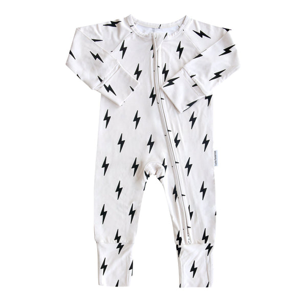 Bamboo Zip Romper | Little Bolt