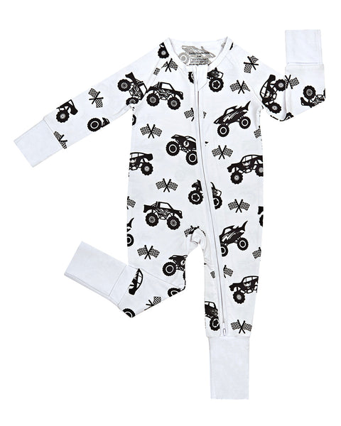 Bamboo Zip Romper | Monster Blaze