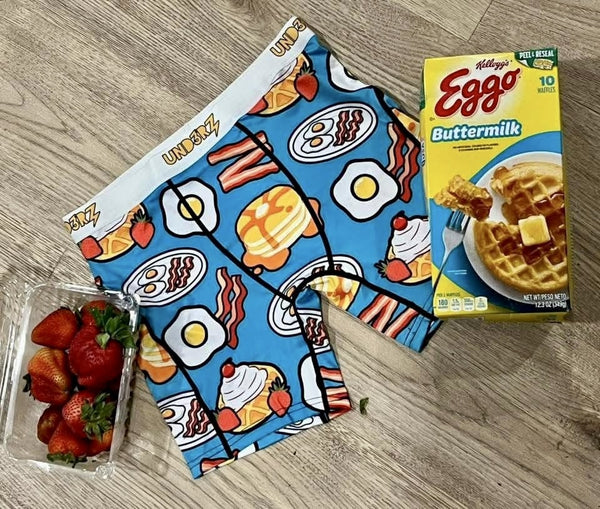 Kids Brunch Breakfast Briefs - Flat lay - Ledger Nash Co