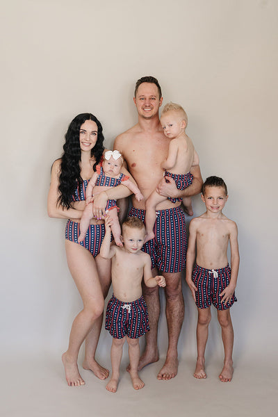 Americana Swim Shorts