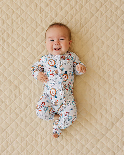 Bamboo Zip Romper | Merry Munchkins