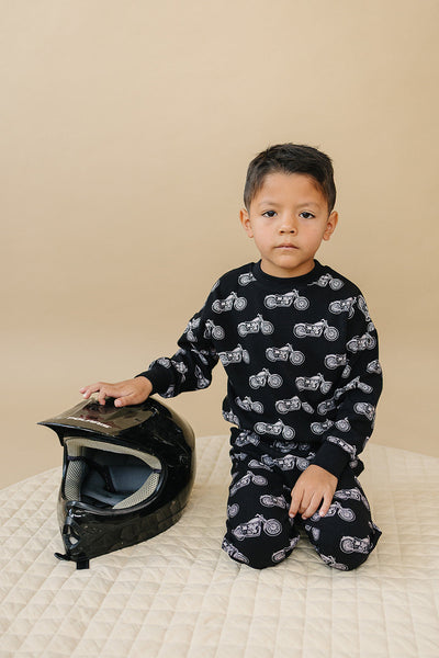 Jogger Set | Born to Ride Black