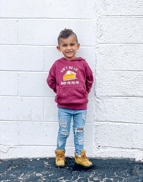 Aint No Lie Baby Pie Pie Pie Kids Hoodie - Model1 - Ledger Nash Co