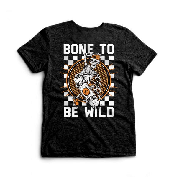 Bone to be Wild Kids Halloween Tee - Back view - Ledger Nash Co