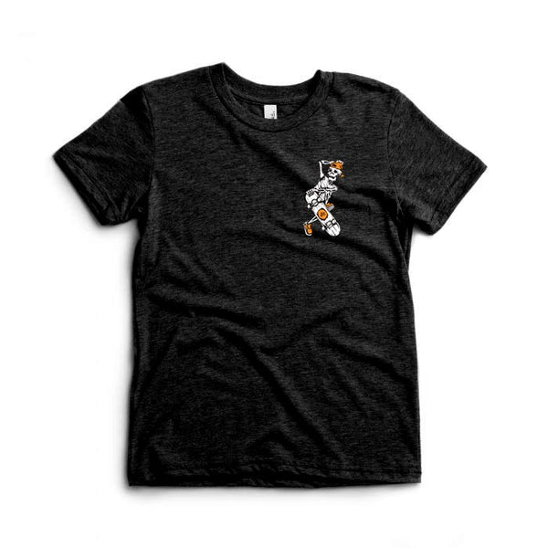 Bone to be Wild Kids Halloween Tee - Front View - Ledger Nash Co