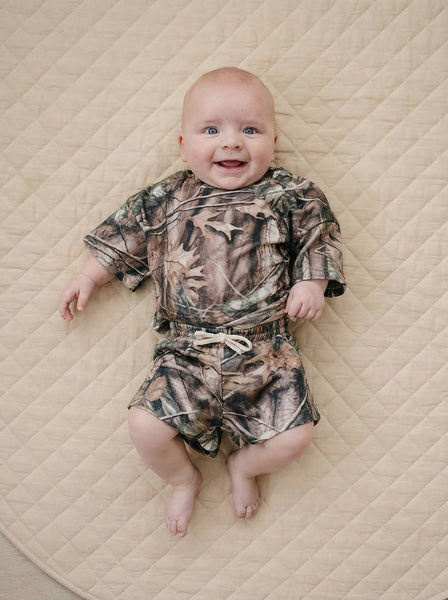 Shorts Set | Brown Camo
