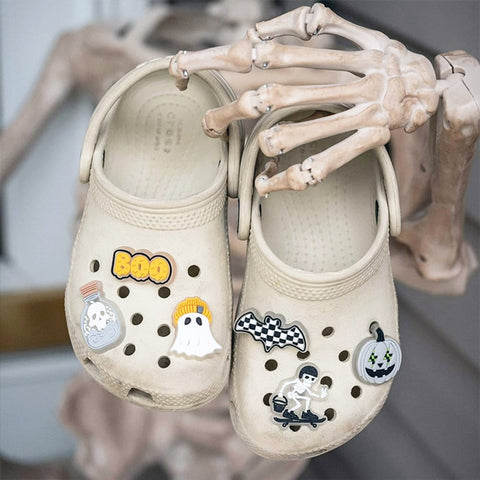 Check or Treat Glow in the Dark Halloween Charms for Crocs