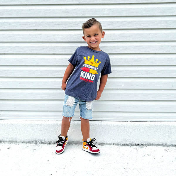 Condiment King Kids Tee - Model1 -Ledger Nash Co