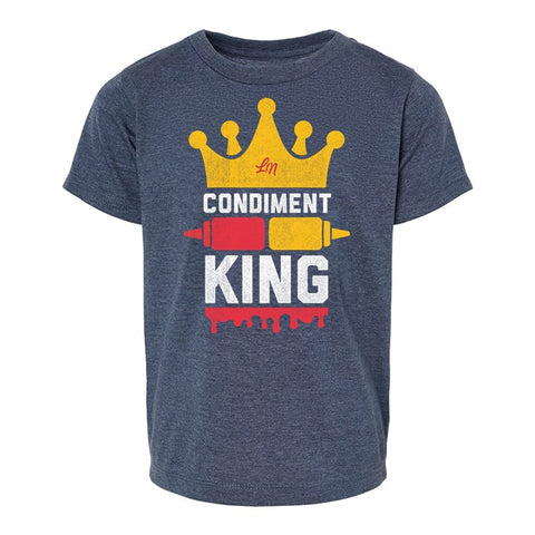 Condiment King Kids Tee - Navy - Ledger Nash Co