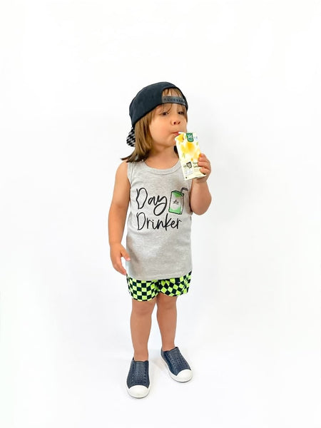 Day Drinker Kids Tank - Model1 - Ledger Nash Co