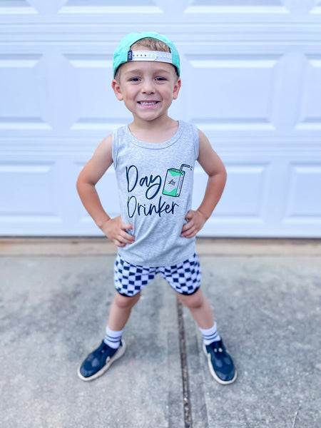 Day Drinker Juice Box Kids Tank - Model2 - Ledger Nash Co