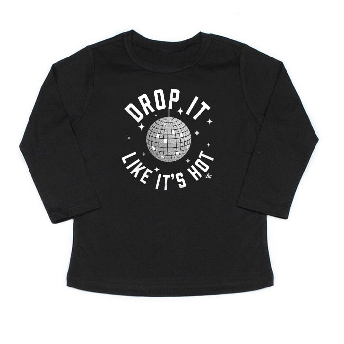 Drop it Like Its Hot Long Sleeve Kids Tee - Ledger Nash Co