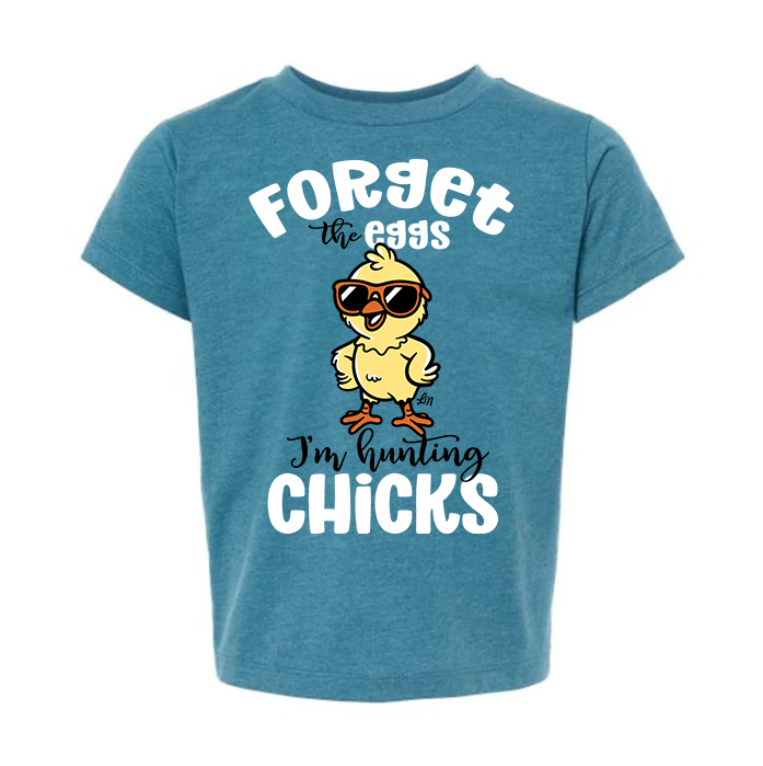 Forget the Eggs, I'm Hunting Chicks Kids Tee - Ledger Nash Co