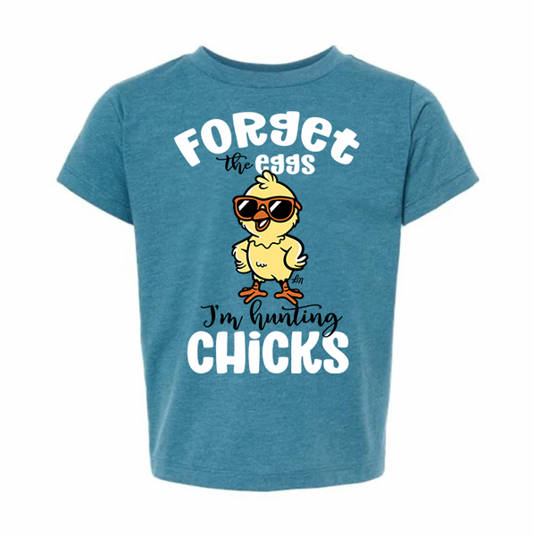 Forget the Eggs, I'm Hunting Chicks Kids Tee - Ledger Nash Co