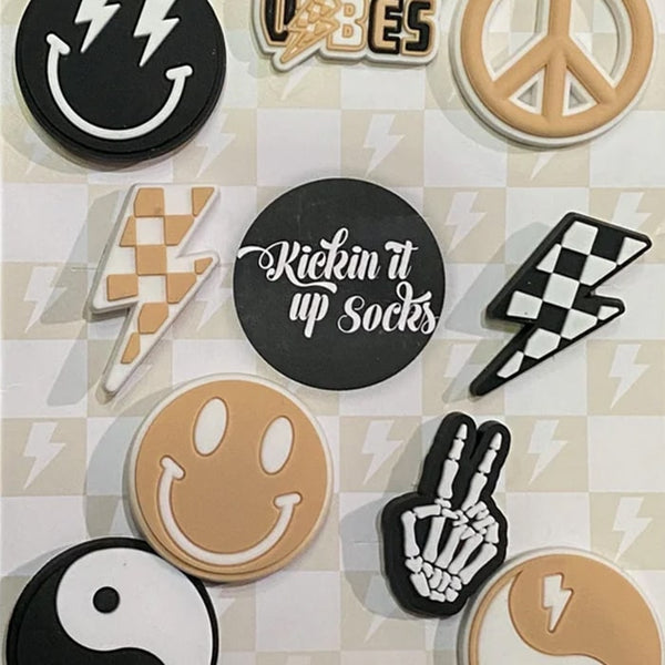 Good Vibes Charms for Kids Crocs