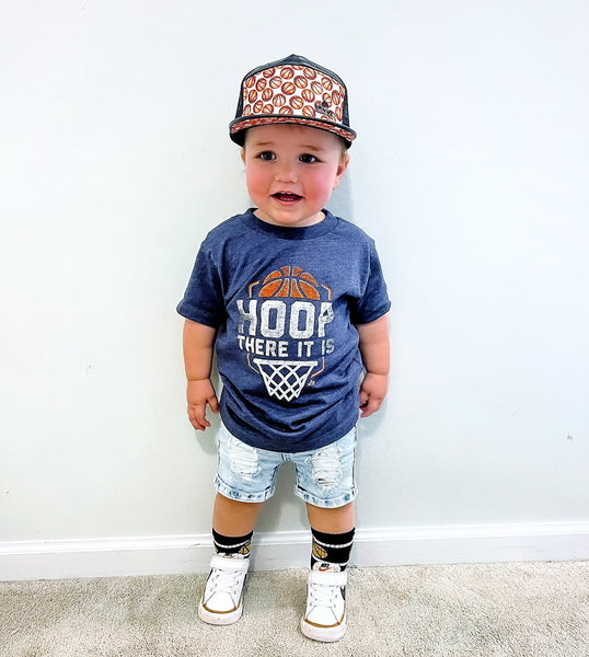 Hoop There It IS Kids Tee - Model1 - Ledger Nash Co
