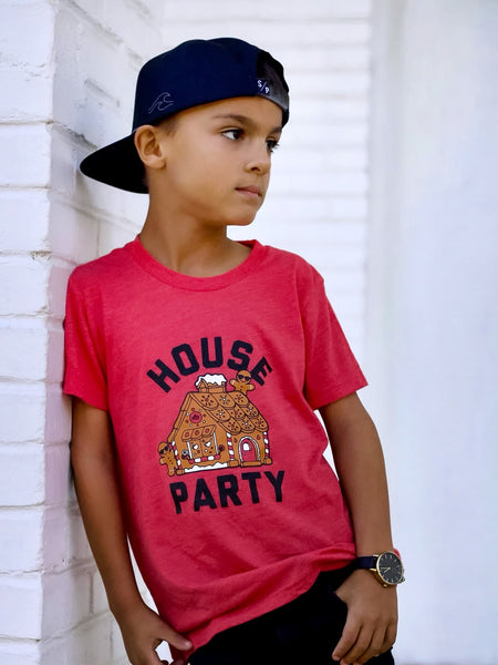 House Party Gingerbread Christmas Tee - Ledger Nash Co - Model 1