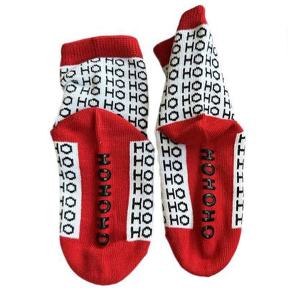 Kids Chrismtas Socks - Ho Ho Ho - Bottom view