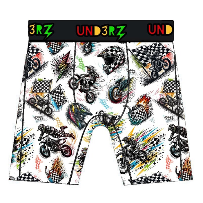 Kids Boxer Briefs - Moto Mayhem Motorcyles - Ledger Nash Co