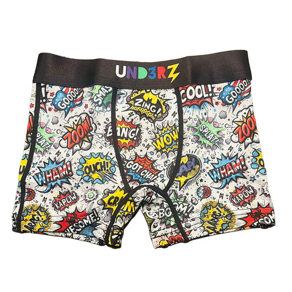 Kids Superhero comic book boxer briefs - Ledger Nash Co.