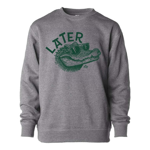 Later Gator Kids Crewneck Sweatshirt - Ledger Nash Co
