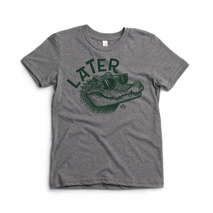 Later Gator Kids Tee - Ledger Nash Co