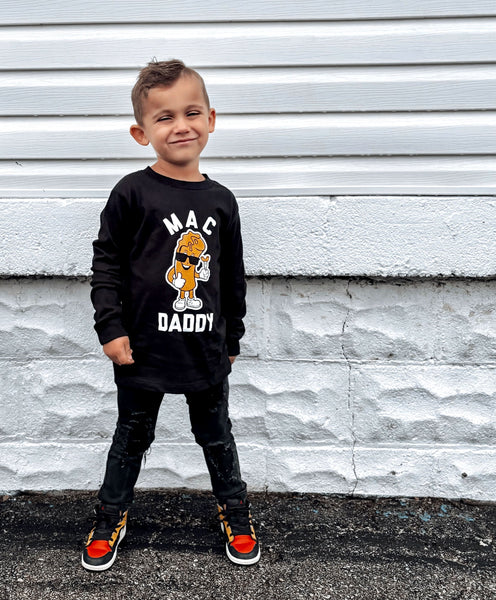 Mac Daddy Kids Macaroni Long Sleeve Tee - Model 1 - Ledger Nash Co