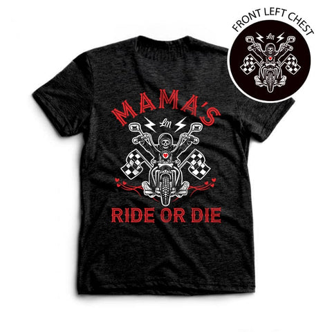 Mama's Ride or Die Kids Tee - Double side view - Ledger Nash Co