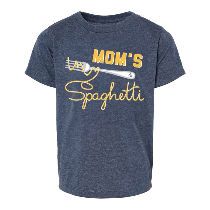 Mom's Spaghetti Kids Food T-Shirt - Ledger Nash Co