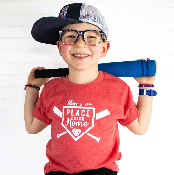 No Place Like Home Kids Baseball Tee - Model 1 - Ledger Nash Co