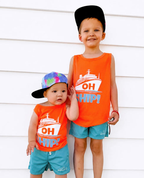 Oh Ship Kids Tank Top - Ledger Nash Co - Model1