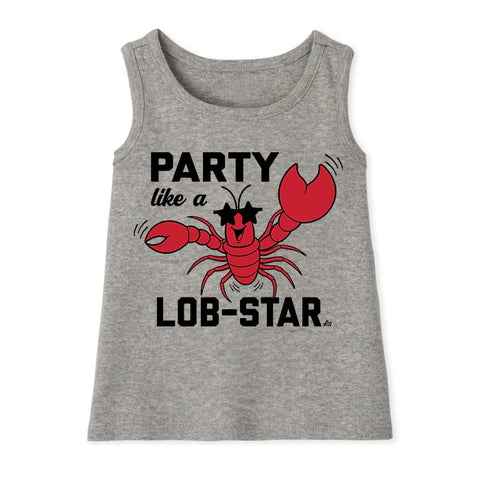 Party Like A Lob-Star Kids Tank Top - Lobster - Ledger Nash Co