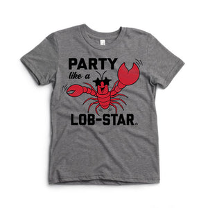 Party Like A Lob-Star Kids Tee - Lobster - Ledger Nash Co