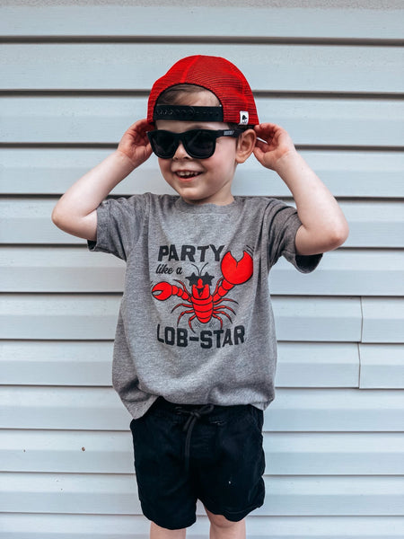 Party Like a Lob-Star Graphic Tee for Kids - Model 1 - Ledger Nash Co