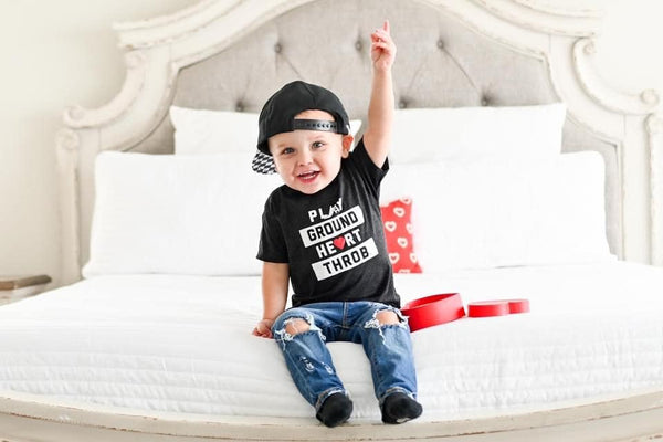 Playground Heartthrob Kids Tee - Model2 - Ledger Nash Co